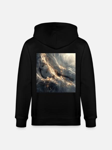 Banjo - Stanley/Stella Unisex Bio-Kapuzenjacke CULTIVATOR - Schwarz