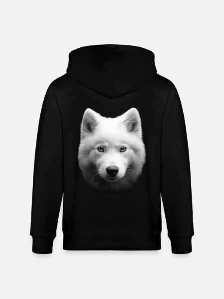 Samojede - Stanley/Stella Unisex Bio-Kapuzenjacke CULTIVATOR - Schwarz