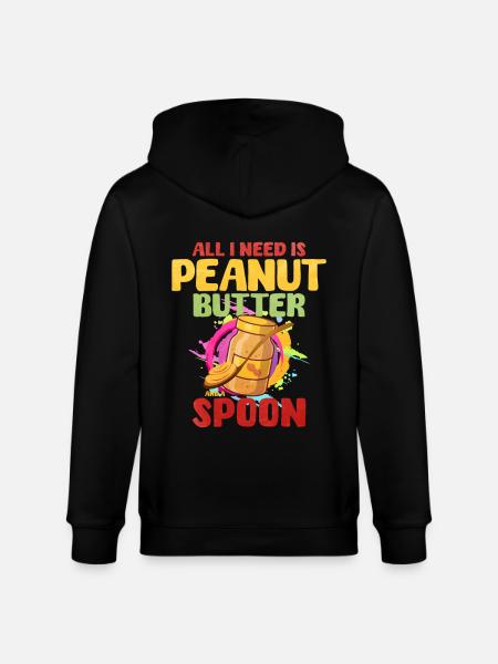 Erdnussbutter - Stanley/Stella Unisex Bio-Kapuzenjacke CULTIVATOR - Schwarz
