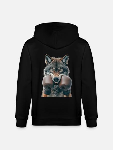 Wolf - Stanley/Stella Unisex Bio-Kapuzenjacke CULTIVATOR - Schwarz
