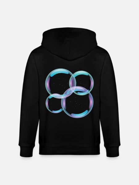 Blasen - Stanley/Stella Unisex Bio-Kapuzenjacke CULTIVATOR  - Schwarz