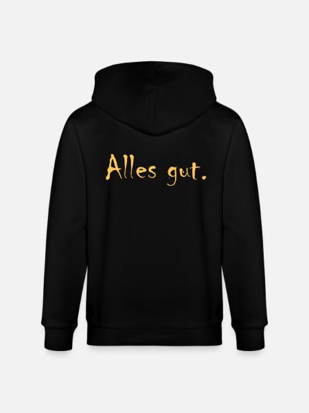 Alles gut - Stanley/Stella Unisex Bio-Kapuzenjacke CULTIVATOR - Schwarz