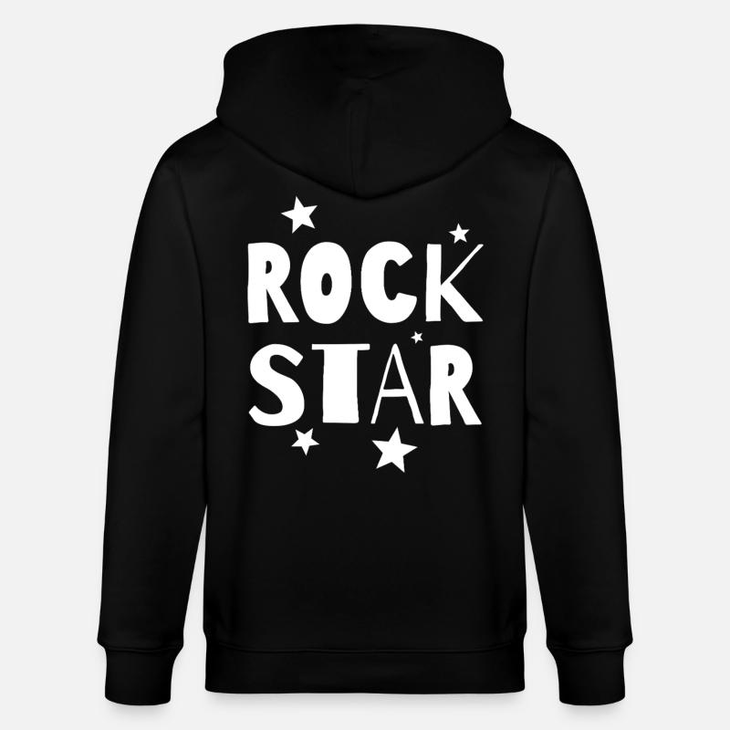 Rock Star - Stanley/Stella Unisex Bio-Kapuzenjacke CULTIVATOR  - Schwarz