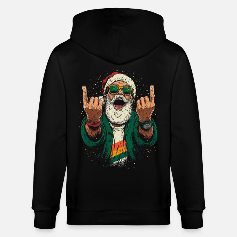 Sankt Nikolaus Rocking - Veste à capuche bio CULTIVATOR Stanley/Stella Unisexe - noir