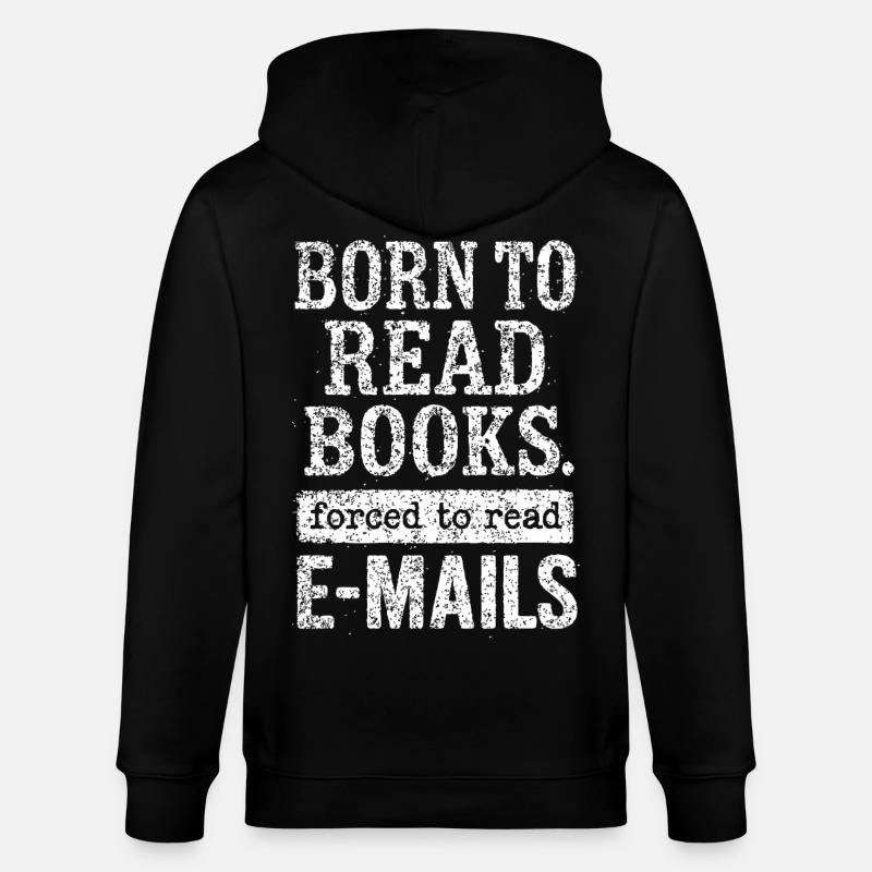 Livres nés pour lire – Déclaration - Veste à capuche bio CULTIVATOR Stanley/Stella Unisexe - noir