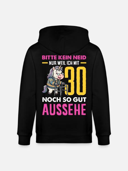 Mit 30 Noch So Gut Aussehe - Stanley/Stella Unisex Bio-Kapuzenjacke CULTIVATOR  - Schwarz