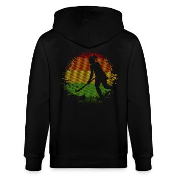 Hockey sur gazon - Veste à capuche bio CULTIVATOR Stanley/Stella Unisexe - noir - Dos - Anna (173cm)