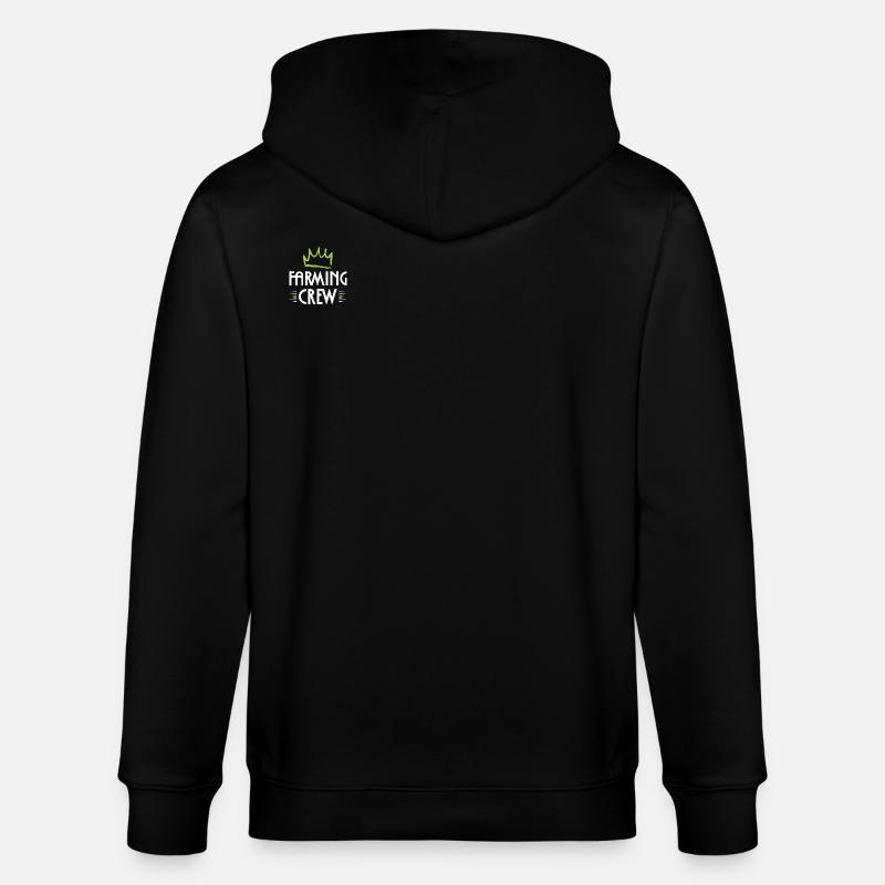 Farming Crew - Stanley/Stella Unisex Bio-Kapuzenjacke CULTIVATOR  - Schwarz