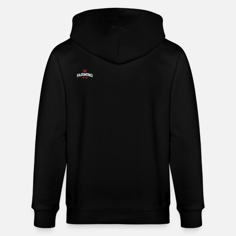 Farming Team - Stanley/Stella Unisex Bio-Kapuzenjacke CULTIVATOR  - Schwarz