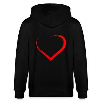 309 marque - Veste à capuche bio CULTIVATOR Stanley/Stella Unisexe - noir - Dos - Anna (173cm)