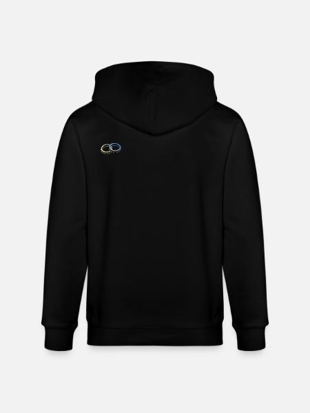 Wedding Wedding Rings - Stanley/Stella CULTIVATOR Unisex Organic Hooded Jacket - black