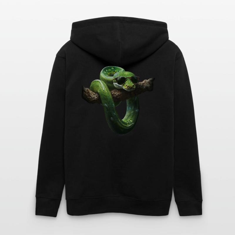 Green Tree Python Snakes Lover Terrarium Stanley/Stella CULTIVATOR  Unisex Organic Hooded Jacket