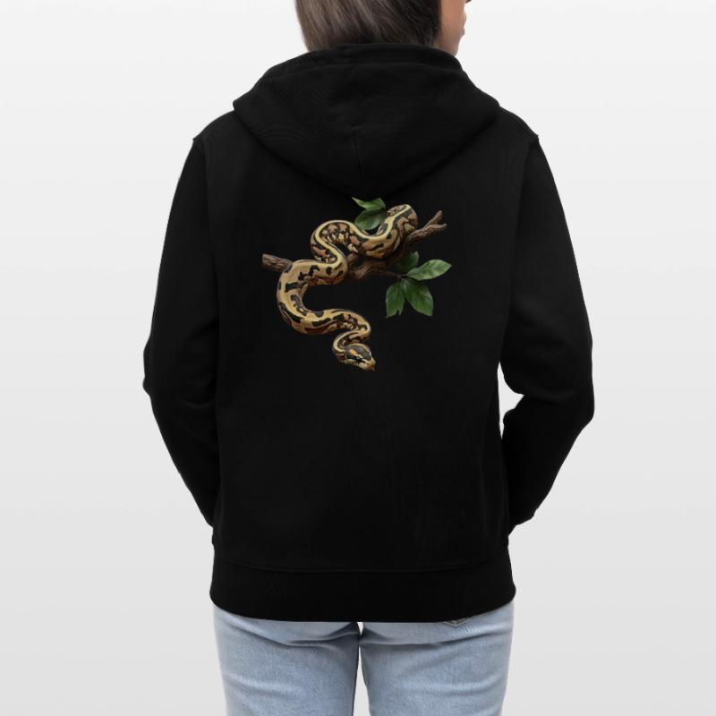 Roi Python Serpents Amoureux Terrarium Python Veste à capuche bio CULTIVATOR Stanley/Stella Unisexe