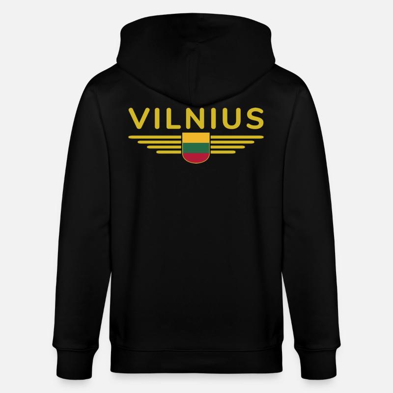 T-shirt Vilnius – Déclaration élégante - Veste à capuche bio CULTIVATOR Stanley/Stella Unisexe - noir