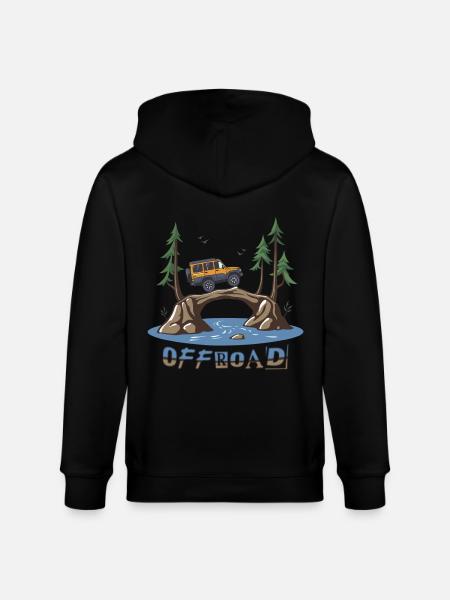 Off-road vehicles - Stanley/Stella CULTIVATOR Unisex Organic Hooded Jacket - black