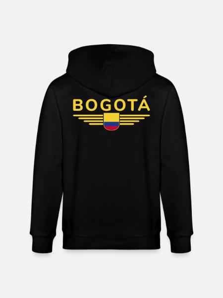 Bogotá Design – City of the Andes - Stanley/Stella CULTIVATOR  Unisex Organic Hooded Jacket - black