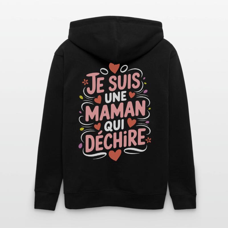 Ich bin eine Killer-Mutter Stanley/Stella Unisex Bio-Kapuzenjacke CULTIVATOR 