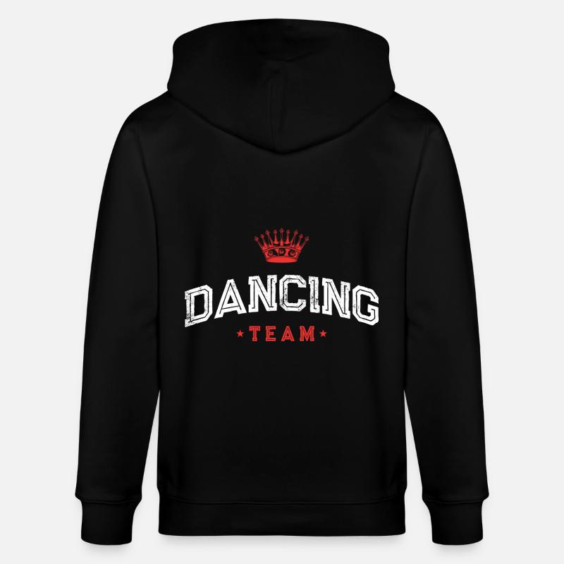 Équipe de danse - Veste à capuche bio CULTIVATOR Stanley/Stella Unisexe - noir