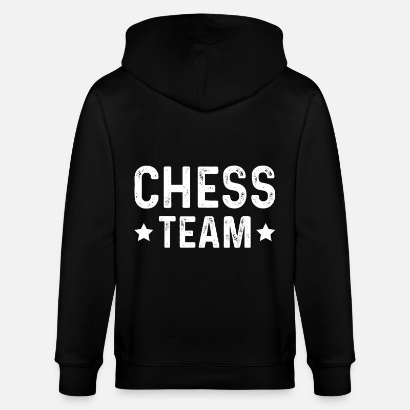 Chess Team - Stanley/Stella Unisex Bio-Kapuzenjacke CULTIVATOR  - Schwarz