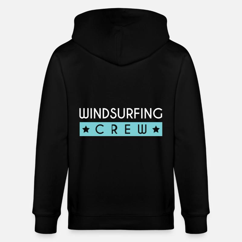 Windsurfing Crew - Stanley/Stella Unisex Bio-Kapuzenjacke CULTIVATOR  - Schwarz