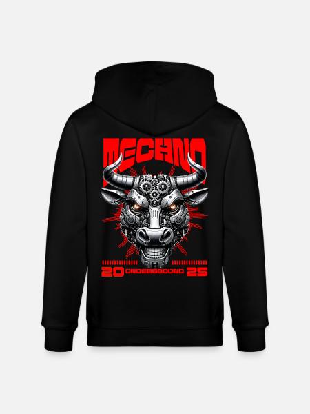 Techno UnderGround Stier - Stanley/Stella Unisex Bio-Kapuzenjacke CULTIVATOR - Schwarz