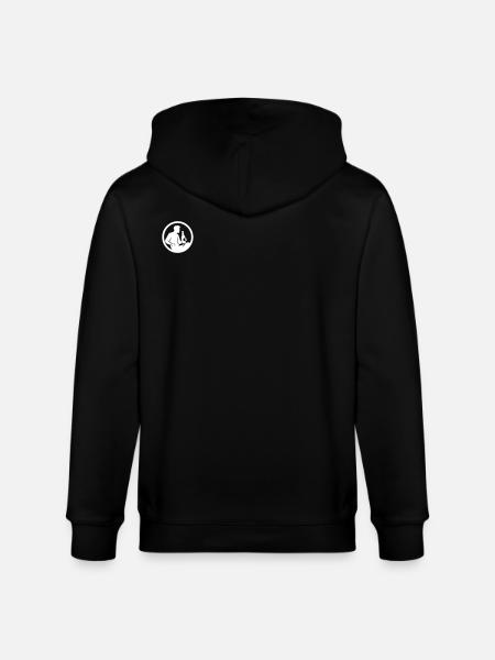 Drinking Silhouette - Stanley/Stella Unisex Bio-Kapuzenjacke CULTIVATOR  - Schwarz