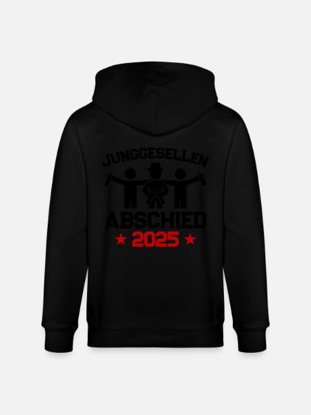 Junggesellenabschied 2025 Jga Team - Stanley/Stella Unisex Bio-Kapuzenjacke CULTIVATOR - Schwarz
