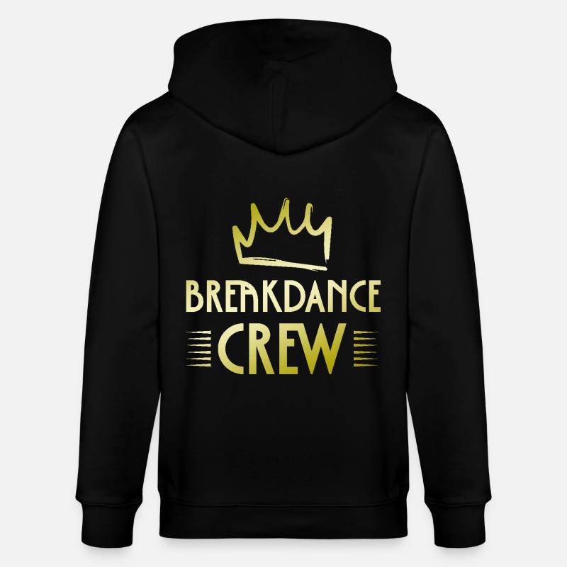 Équipe de breakdance - Veste à capuche bio CULTIVATOR Stanley/Stella Unisexe - noir