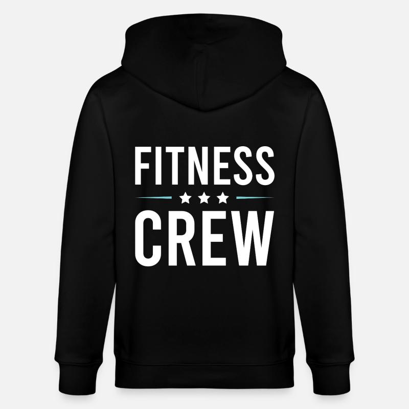 Équipe de conditionnement physique - Veste à capuche bio CULTIVATOR Stanley/Stella Unisexe - noir