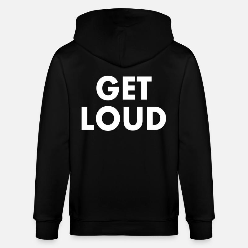 Get loud - Veste à capuche bio CULTIVATOR Stanley/Stella Unisexe - noir