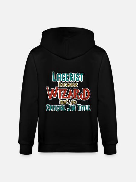 Warehouse Clerk Wizard - Stanley/Stella CULTIVATOR  Unisex Organic Hooded Jacket - black
