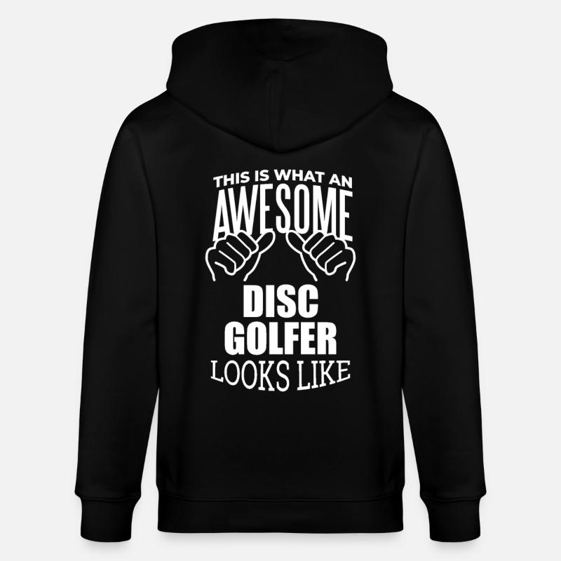 Discgolf - Stanley/Stella Unisex Bio-Kapuzenjacke CULTIVATOR  - Schwarz