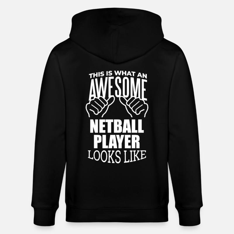 Netball - Veste à capuche bio CULTIVATOR Stanley/Stella Unisexe - noir