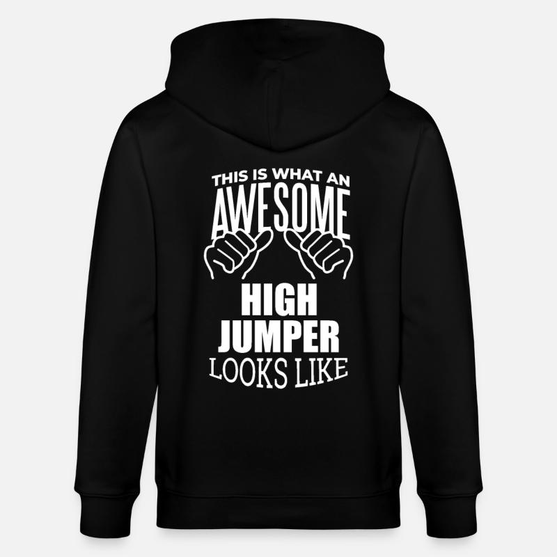 Hochsprung - Stanley/Stella Unisex Bio-Kapuzenjacke CULTIVATOR  - Schwarz
