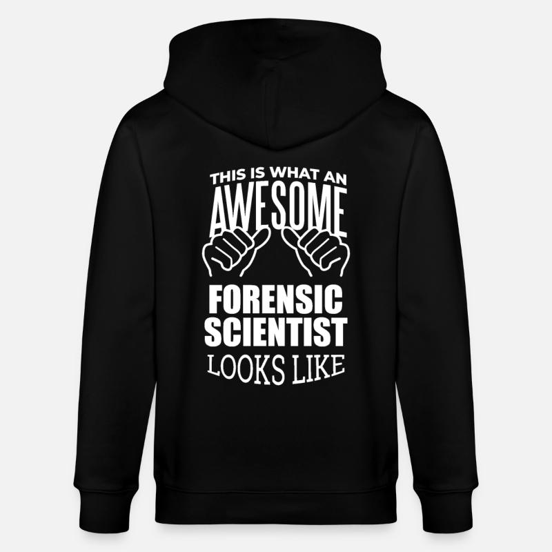 Forensik - Stanley/Stella Unisex Bio-Kapuzenjacke CULTIVATOR  - Schwarz