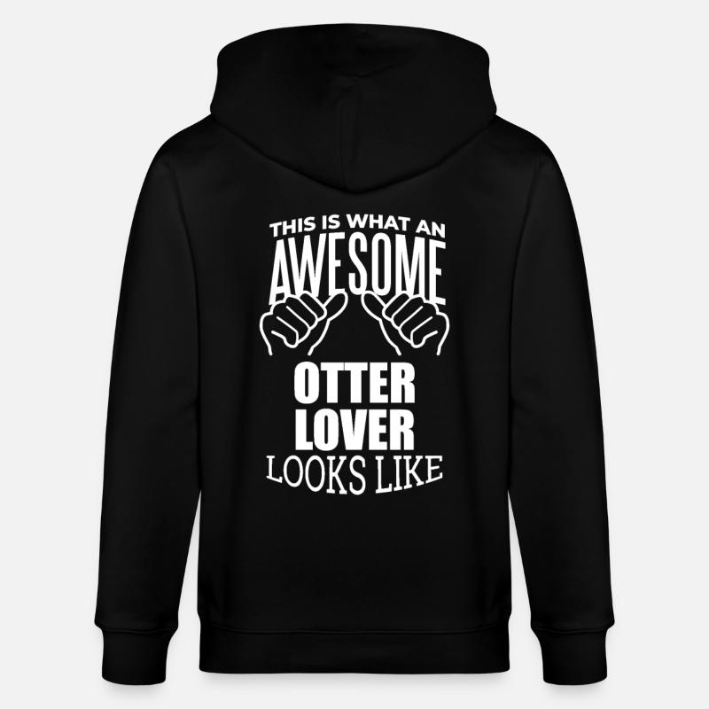 Otter - Stanley/Stella Unisex Bio-Kapuzenjacke CULTIVATOR  - Schwarz