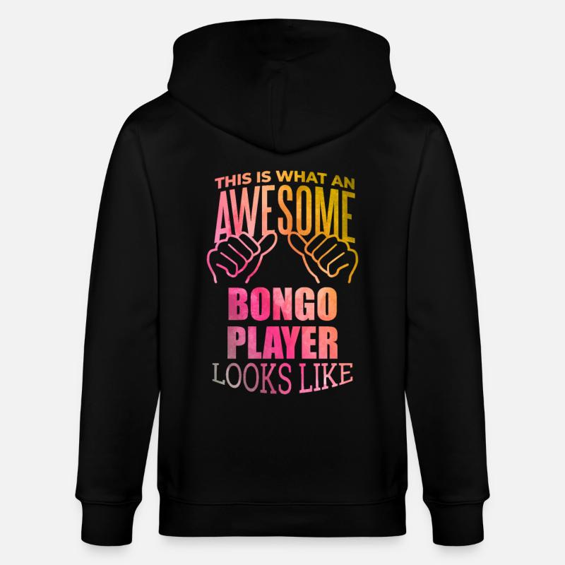 Bongo - Veste à capuche bio CULTIVATOR Stanley/Stella Unisexe - noir