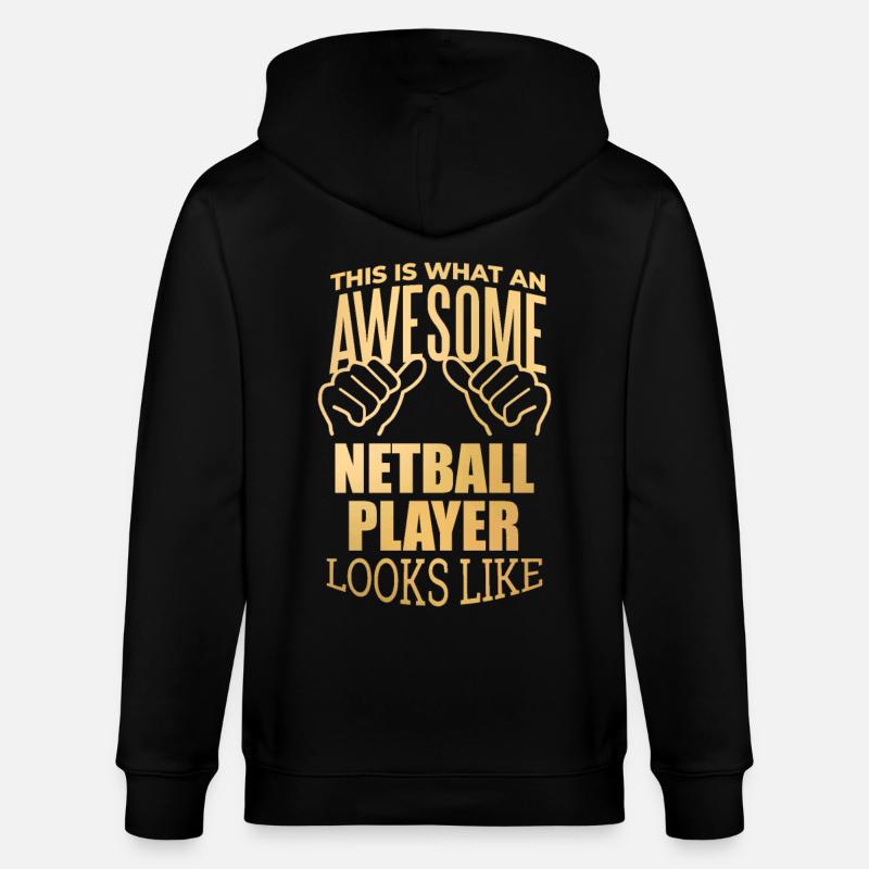 Netball - Veste à capuche bio CULTIVATOR Stanley/Stella Unisexe - noir