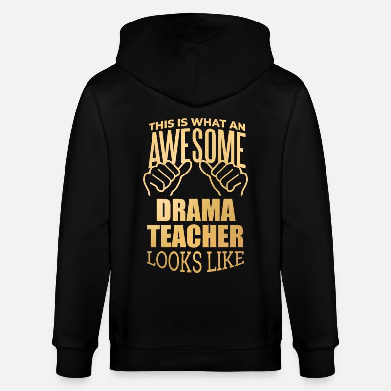 drame - Veste à capuche bio CULTIVATOR Stanley/Stella Unisexe - noir