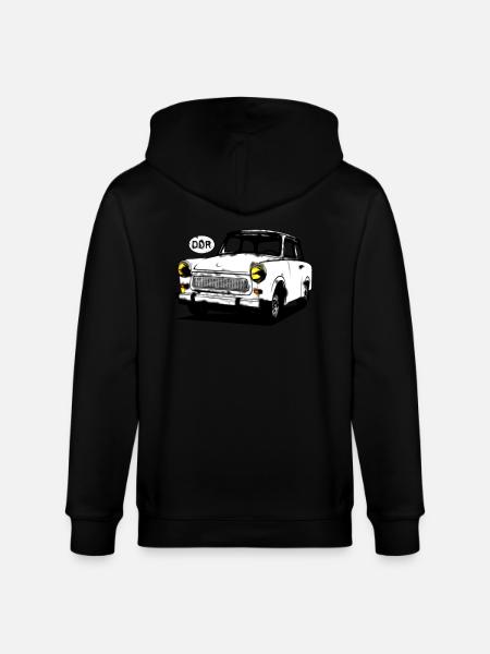  Trabi Car - Stanley/Stella CULTIVATOR  Unisex Organic Hooded Jacket - black