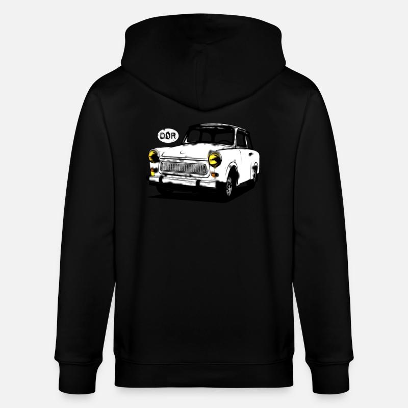 Trabi Voiture - Veste à capuche bio CULTIVATOR Stanley/Stella Unisexe - noir