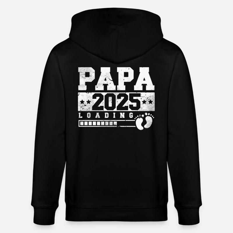 Papa 2025 loading - Stanley/Stella Unisex Bio-Kapuzenjacke CULTIVATOR  - Schwarz