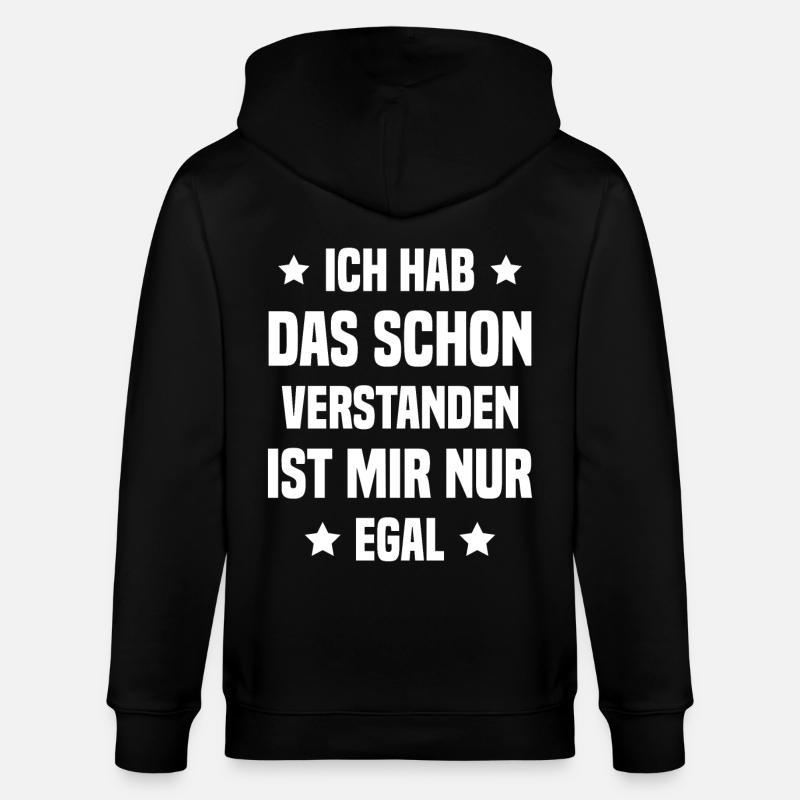 Je l’ai déjà compris - Veste à capuche bio CULTIVATOR Stanley/Stella Unisexe - noir