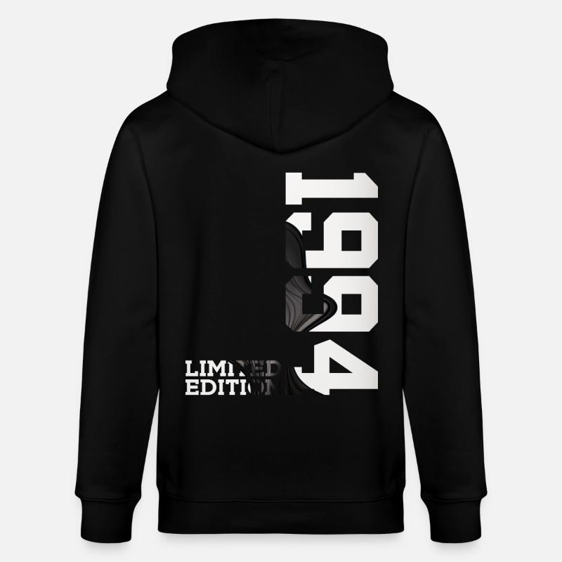 ÉDITION LIMITÉE 32E ANNIVERSAIRE 1994 - Veste à capuche bio CULTIVATOR Stanley/Stella Unisexe - noir