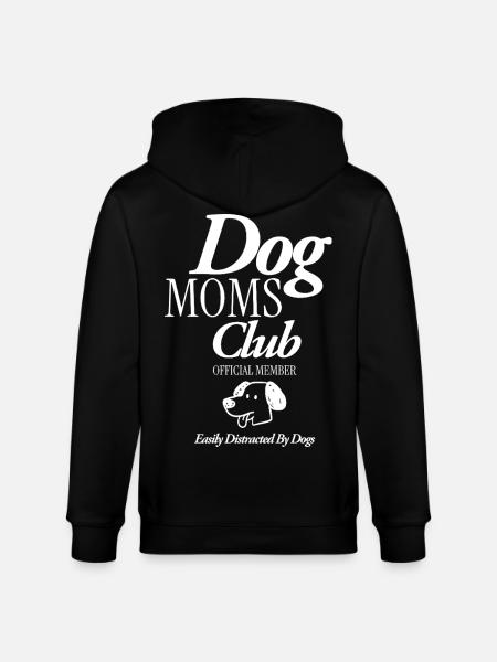 Dog Moms Club - Stanley/Stella CULTIVATOR Unisex Organic Hooded Jacket - black
