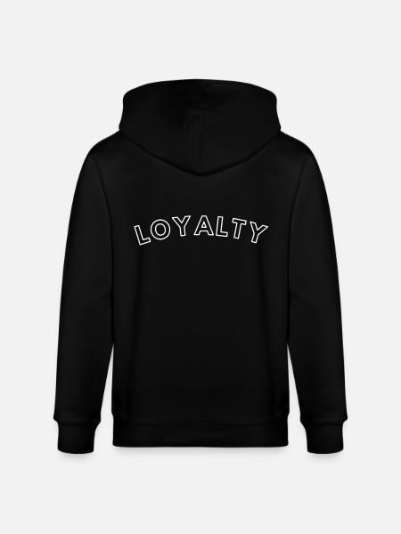 Loyalty - Stanley/Stella CULTIVATOR  Unisex Organic Hooded Jacket - black