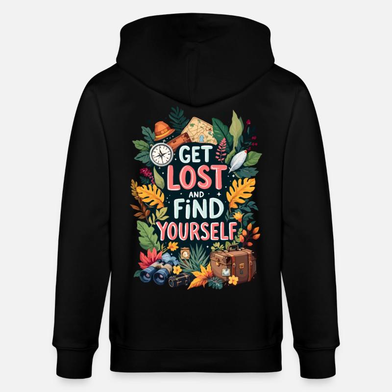 Hau ab - Stanley/Stella Unisex Bio-Kapuzenjacke CULTIVATOR  - Schwarz