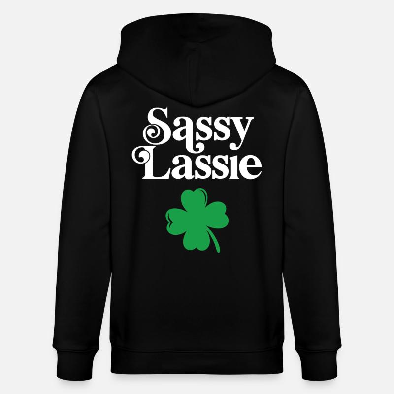 Freche Lassie - Stanley/Stella Unisex Bio-Kapuzenjacke CULTIVATOR - Schwarz