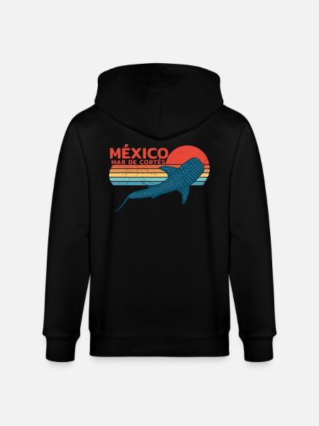 Mexiko Walhai - Stanley/Stella Unisex Bio-Kapuzenjacke CULTIVATOR  - Schwarz