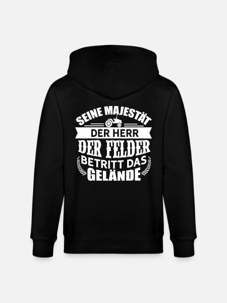 LANDWIRT / FARMER / BAUER / BERUF - Stanley/Stella Unisex Bio-Kapuzenjacke CULTIVATOR - Schwarz
